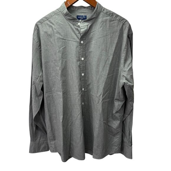 Proper Cloth Men’s Shirt sz XXL 2XL Mandarin Collar #H777 - Picture 1 of 6